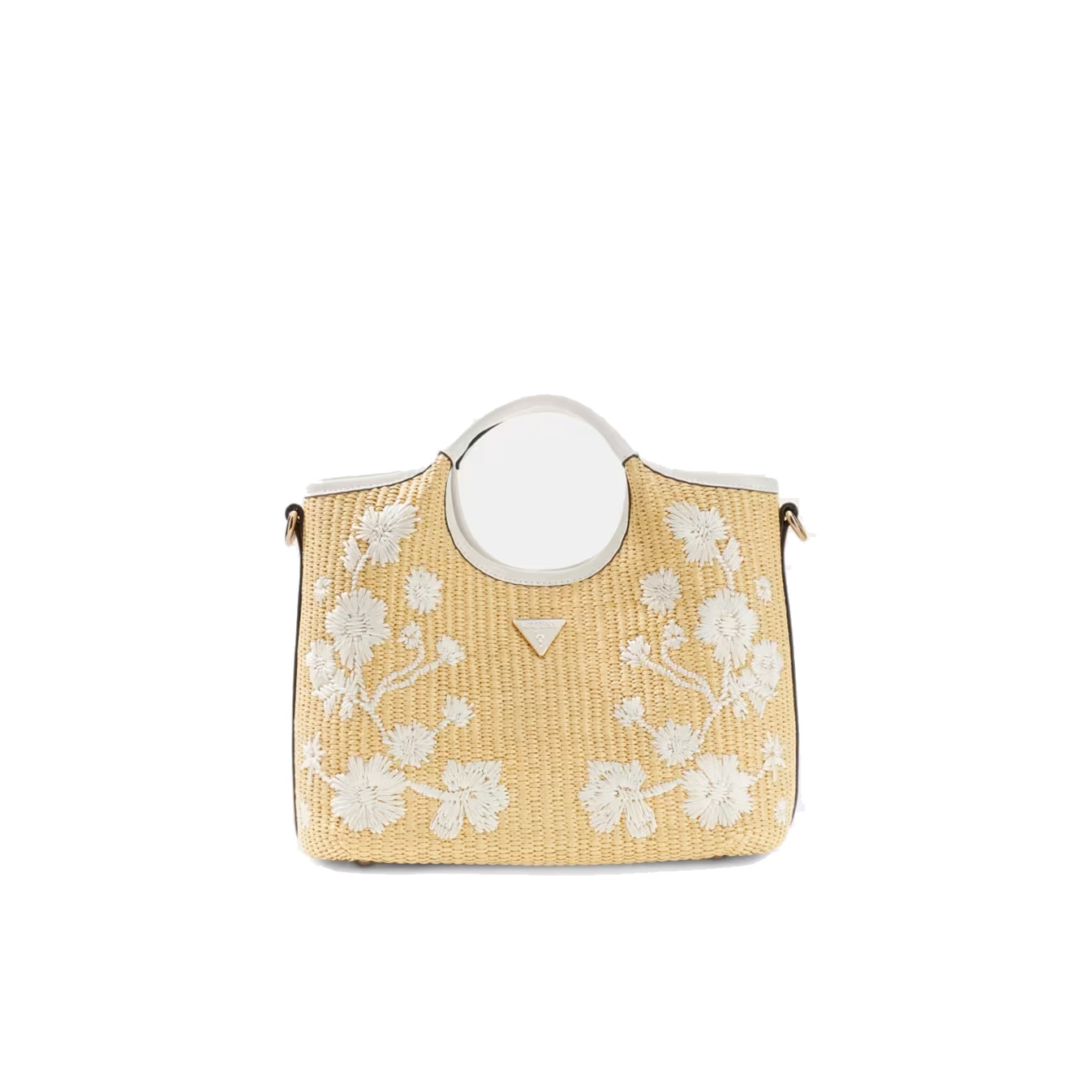 Guess Kirsten Mini Handbag Off White