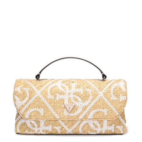 Guess Kirsten Mini Handbag Clutch Bag NRI Natural White