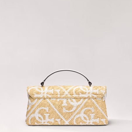 Guess Kirsten Mini Handbag Clutch Bag NRI Natural White