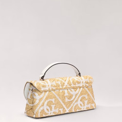 Guess Kirsten Mini Handbag Clutch Bag NRI Natural White
