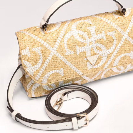 Guess Kirsten Mini Handbag Clutch Bag NRI Natural White