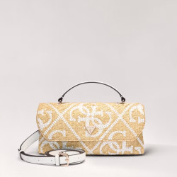 Guess Kirsten Mini Handbag Clutch Bag NRI Natural White