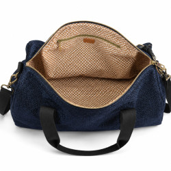 Mila Louise Bowling S Flexible and Shiny Blue Dark Bowling Bag