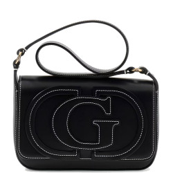 Guess Ruby Crossbody Bag in Faux Leather Black