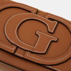 Guess Ruby Crossbody Bag in Faux Leather Caramel