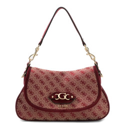 Guess Samantha Shoulder Bag Crossbody MTG Red Multi