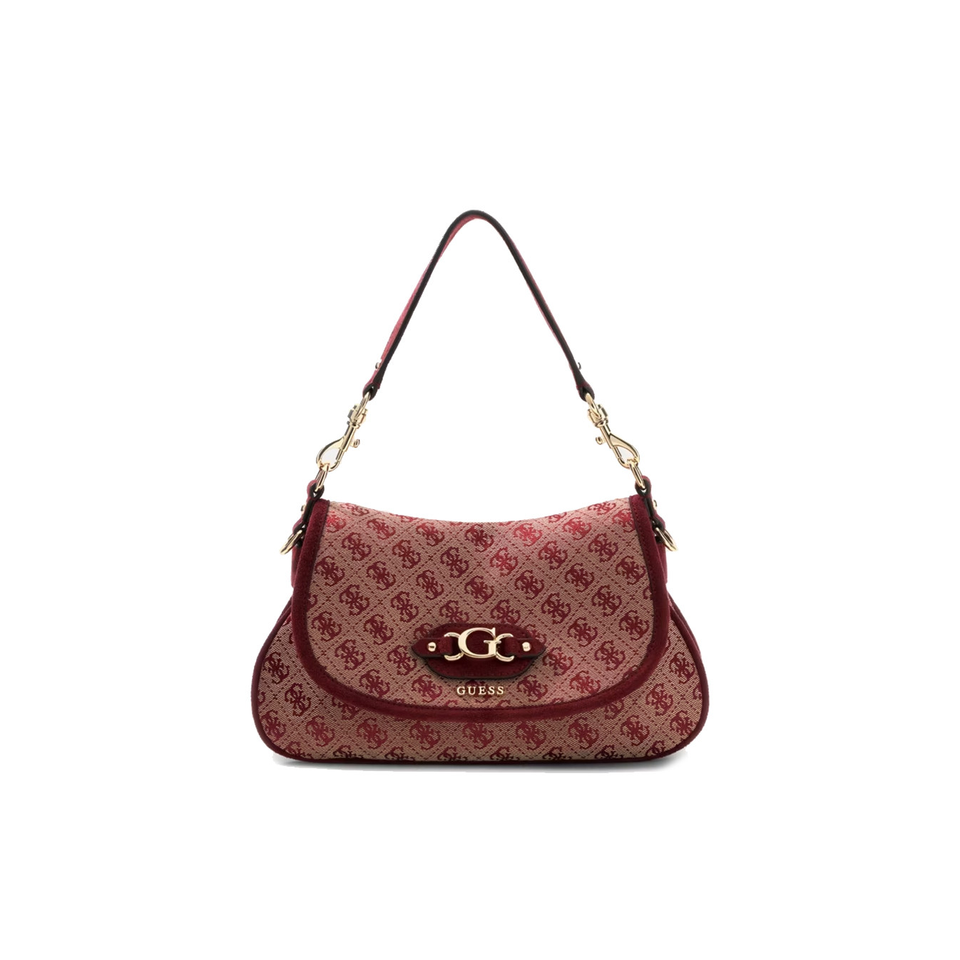 Guess Samantha Shoulder Bag Crossbody MTG Red Multi