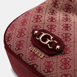 Guess Samantha Mini Bucket Bag MTG Red Multi