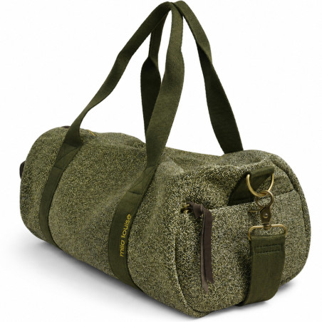 Mila Louise Bowling S Sac Bowling Souple Et Brillant Kaki Dark côté