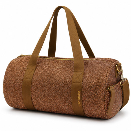 Mila Louise Bowling S Soft and Shiny Bowling Bag in Dark Ochre
