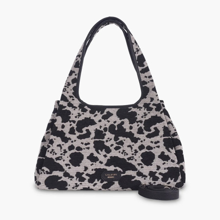Lollipops Talaya Large Shopping Bag L Cow Print 2 Tones
