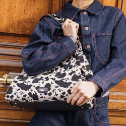 Lollipops Talaya Large Shopping Bag L Cow Print 2 Tones