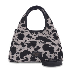 Lollipops Talaya Shopper Bag M Cow Print 2 Tones
