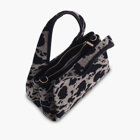 Lollipops Talaya Sac Shopper M Motif Vache 2 Tons ouvert