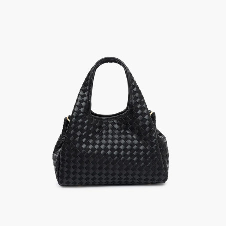 Lollipops Talaya Sac Shopper M Tressé Noir dos