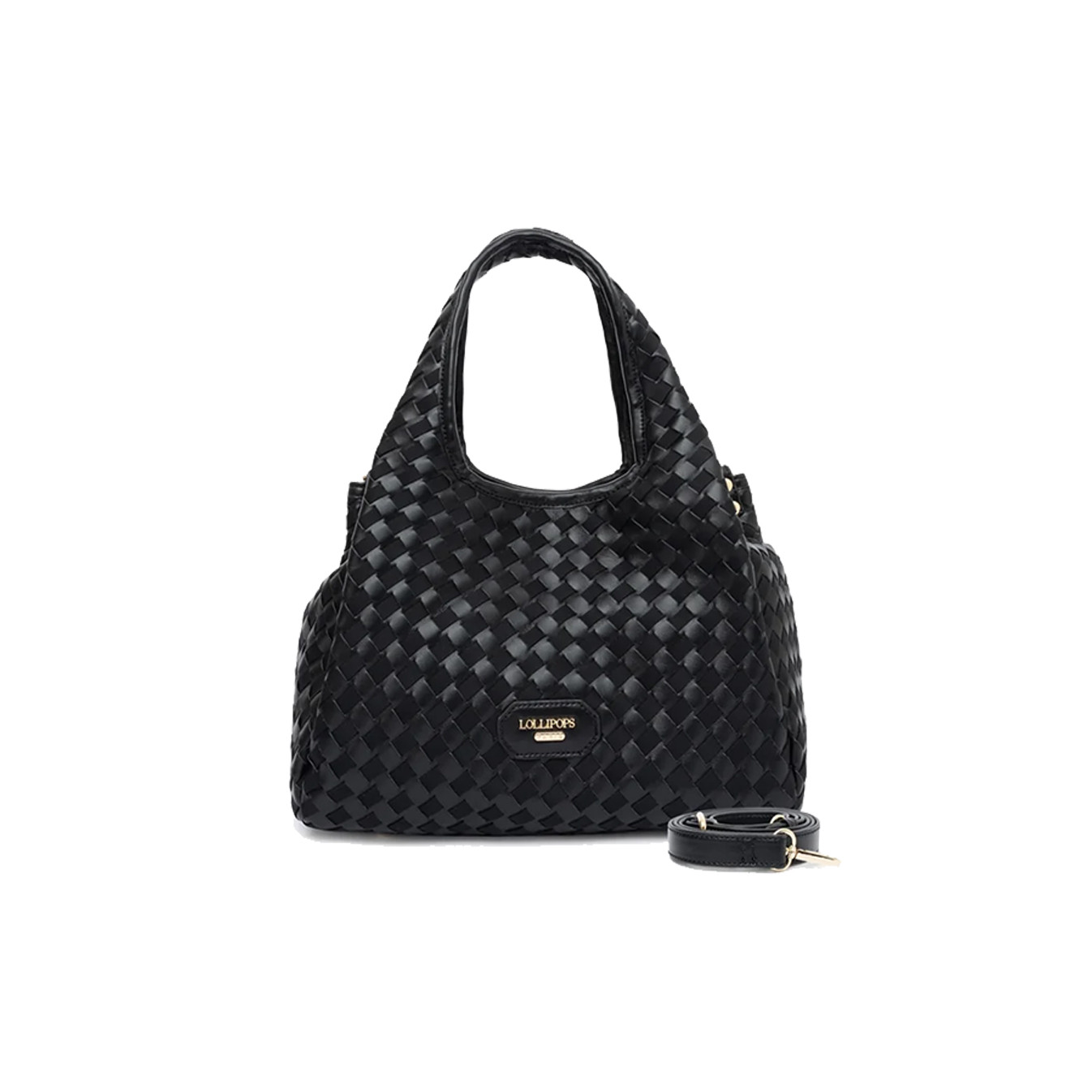 Lollipops Talaya Sac Shopper M Tressé Noir
