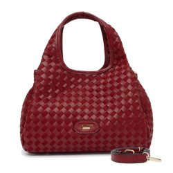 Lollipops Talaya Woven Red Shopper Bag