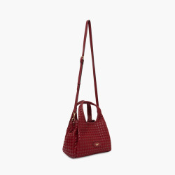 Lollipops Talaya Woven Red Shopper Bag