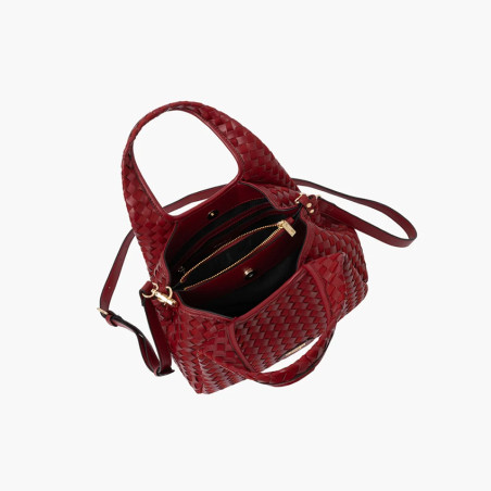 Lollipops Talaya Woven Red Shopper Bag
