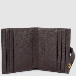 Lancaster Milano Ana Card Holder 147-01 Dark Brown