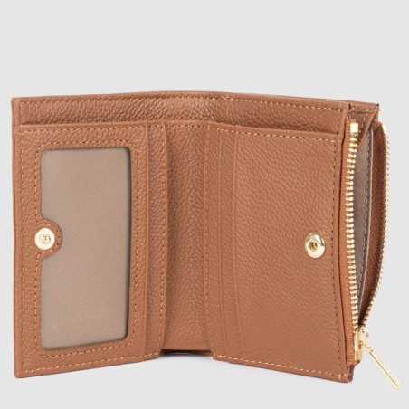 Lancaster Milano Ana Vertical Wallet 147-02 Camel