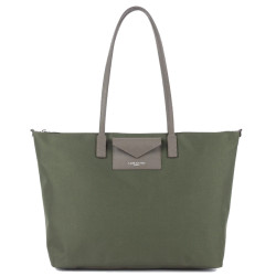 Lancaster Smart Kba Large Tote Bag Shoulder Carried 516-31 Khaki Taupe