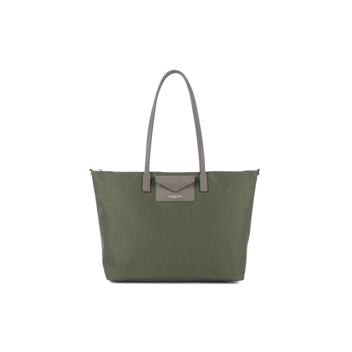 Lancaster Smart Kba Large Tote Bag Shoulder Carried 516-31 Khaki Taupe