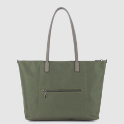 Lancaster Smart Kba Large Tote Bag Shoulder Carried 516-31 Khaki Taupe
