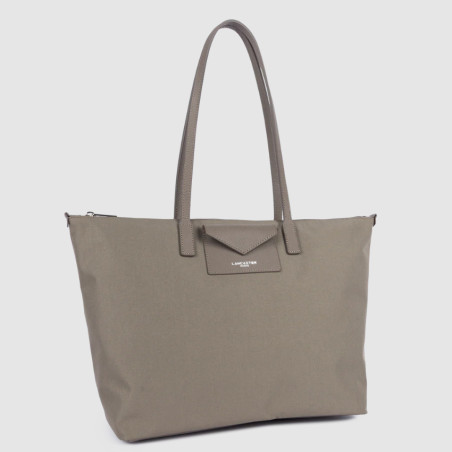 Lancaster Smart Kba Large Tote Bag Shoulder Carried 516-31 Taupe