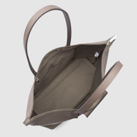 Lancaster Smart Kba Large Tote Bag Shoulder Carried 516-31 Taupe