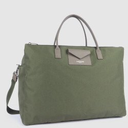 Lancaster Smart Kba Sac De Voyage 516-33 Kaki Taupe côté