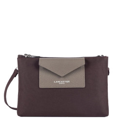 Lancaster Smart Kba Petit Sac Trotteur 2 compartiments 516-27 Bordeaux Taupe