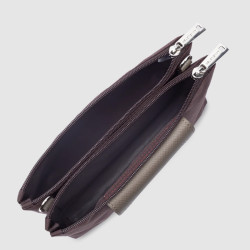Lancaster Smart Kba Small Trotter Bag 2 Compartments 516-27 Bordeau...