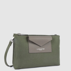 Lancaster Smart Kba Small Trotter Bag 2 Compartments 516-27 Taupe