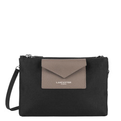 Lancaster Smart Kba Small Trotter Bag 2 Compartments 516-27 Black T...