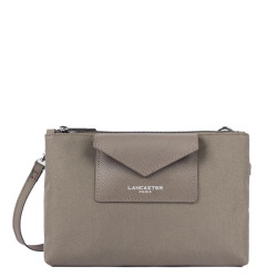 Lancaster Smart Kba Small Trotter Bag 2 Compartments 516-27 Taupe