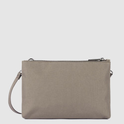 Lancaster Smart Kba Small Trotter Bag 2 Compartments 516-27 Taupe