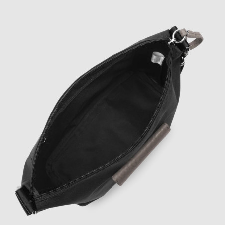 Lancaster Smart Kba Grand Sac Trotteur 516-28 Noir Taupe ouvert