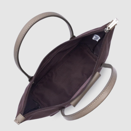 Lancaster Smart Kba Handbag 516-29 Bordeaux Taupe