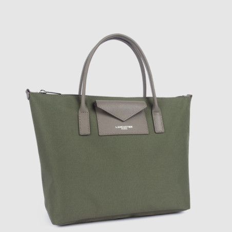 Lancaster Smart Kba Sac À Main 516-29 Kaki Taupe côté