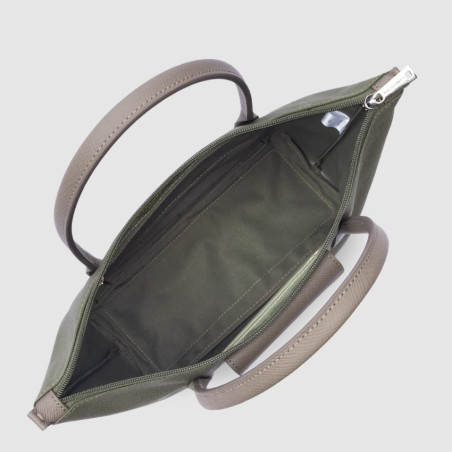 Lancaster Smart Kba Handbag 516-29 Taupe Khaki