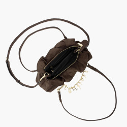 Lollipops Teana Sac Porté Épaule M Marron ouvert