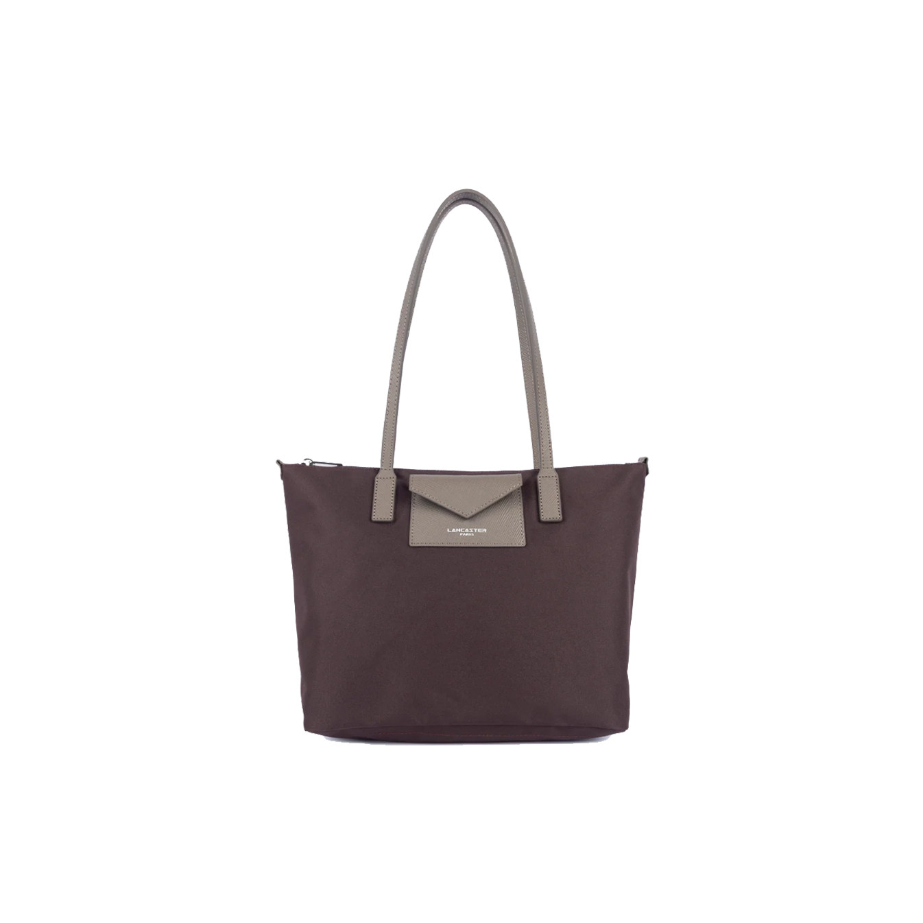 Lancaster Smart Kba Sac Cabas Porté Épaule 516-30 Bordeaux Taupe