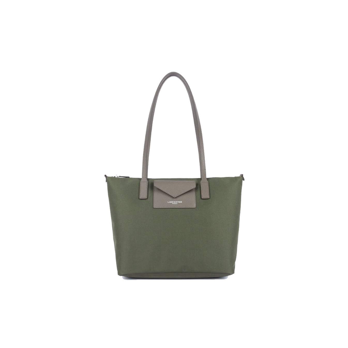 Lancaster Smart Kba Shoulder Tote Bag 516-30 Taupe Khaki