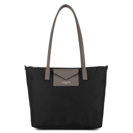 Lancaster Smart Kba Shoulder Tote Bag 516-30 Black Taupe