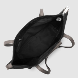 Lancaster Smart Kba Shoulder Tote Bag 516-30 Black Taupe