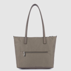 Lancaster Smart Kba Shoulder Tote Bag 516-30 Taupe