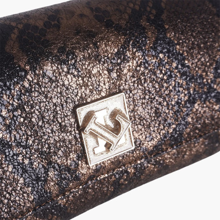 Lollipops Tifora Travel Pouch Python Brown