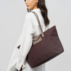 Lancaster Smart Kba Large Tote Bag Shoulder Carried 516-31 Bordeaux...