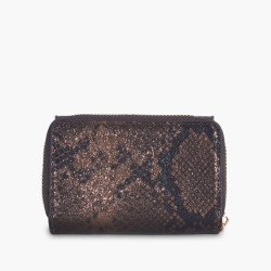 Lollipops Tifora All-in-One Wallet Brown Python